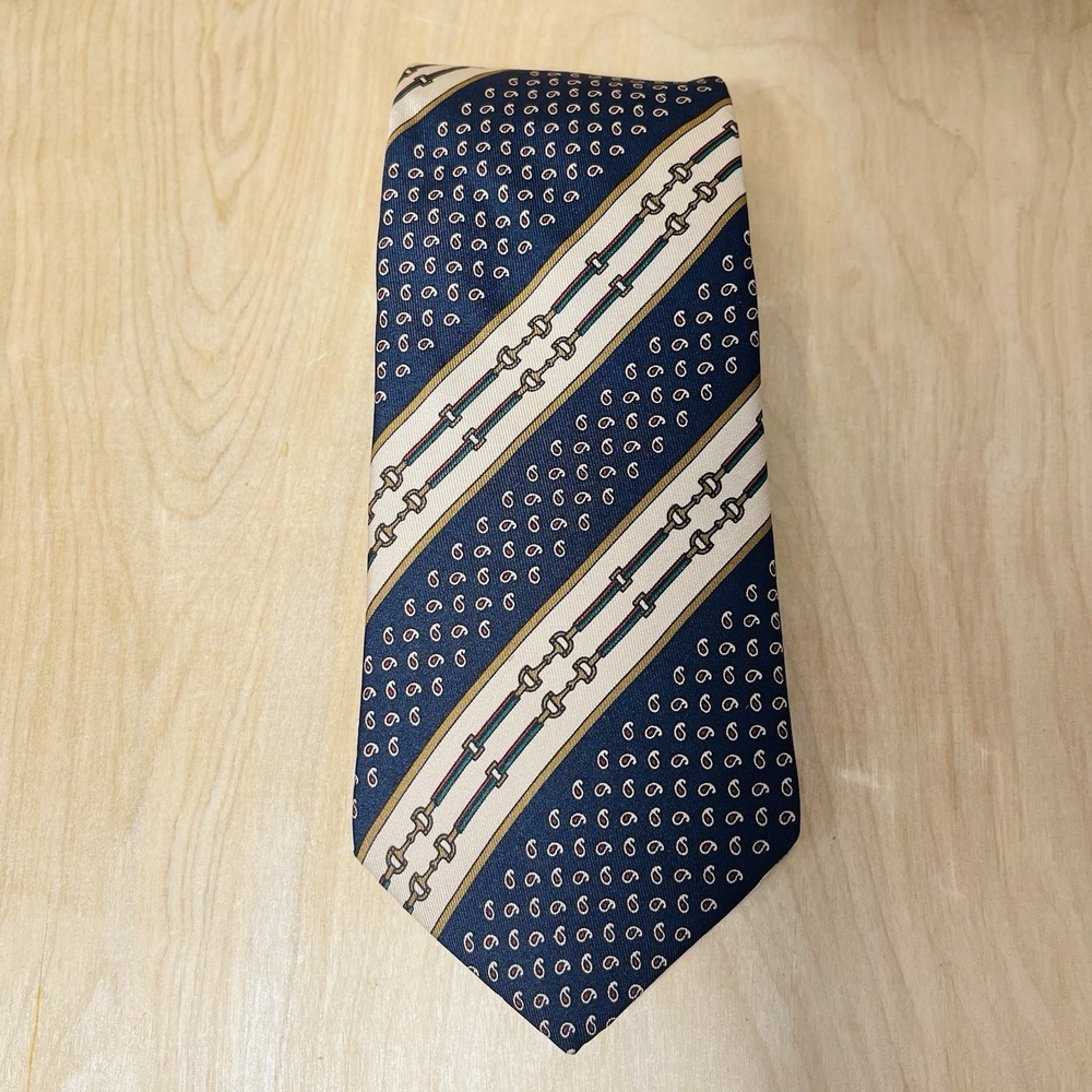 Berkley Cravats‎ Vintage Mini Paisley Classic Print Silk Necktie